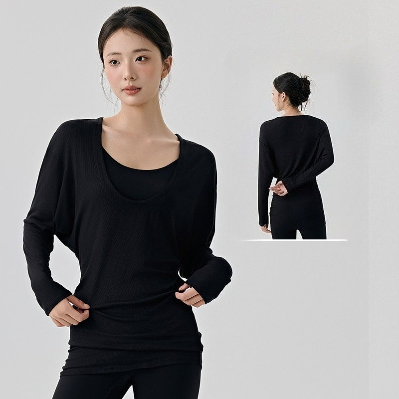 Drape Relaxed Yoga Top | Soft Movement & Everyday Ease