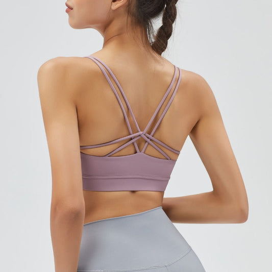 Cross Yoga Sports Bra | Soft Support & Natural Hold