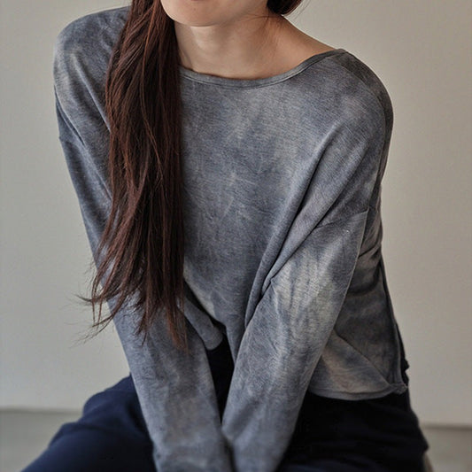 Airy Open-Back Tie-Dye Yoga Top | Soft Movement & Everyday Ease