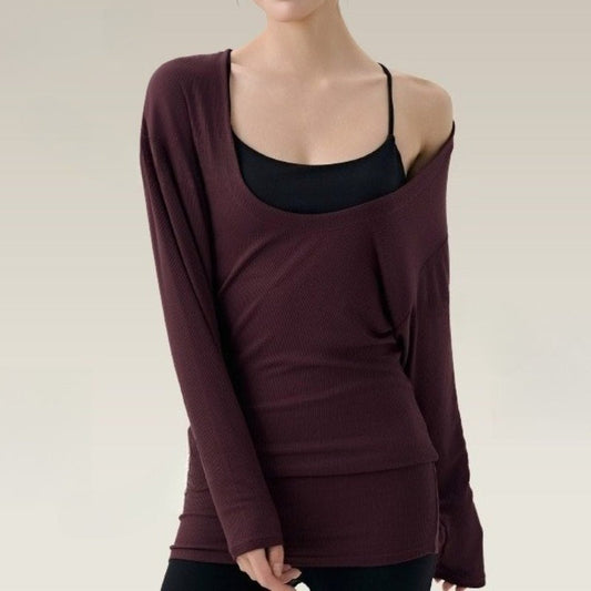 Drape Relaxed Yoga Top | Soft Movement & Everyday Ease
