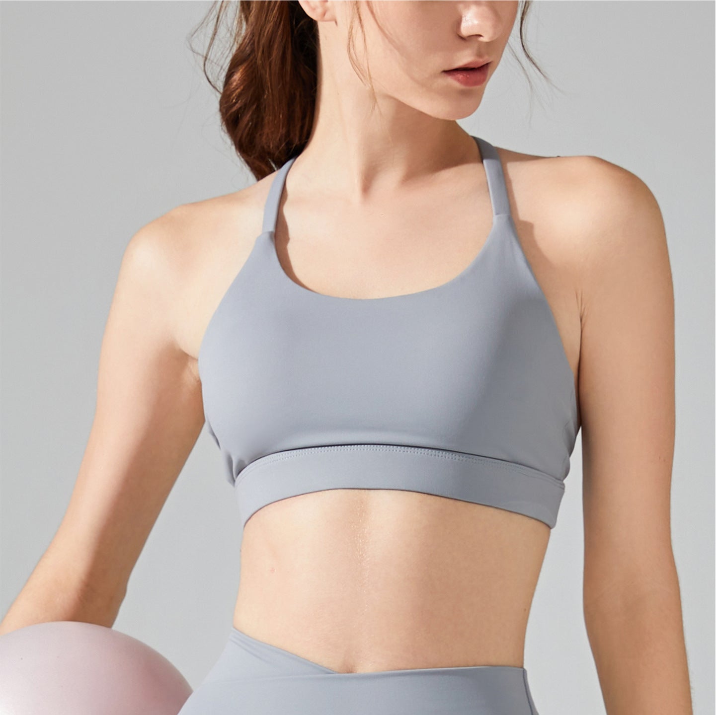 Cross Yoga Sports Bra | Soft Support & Natural Hold