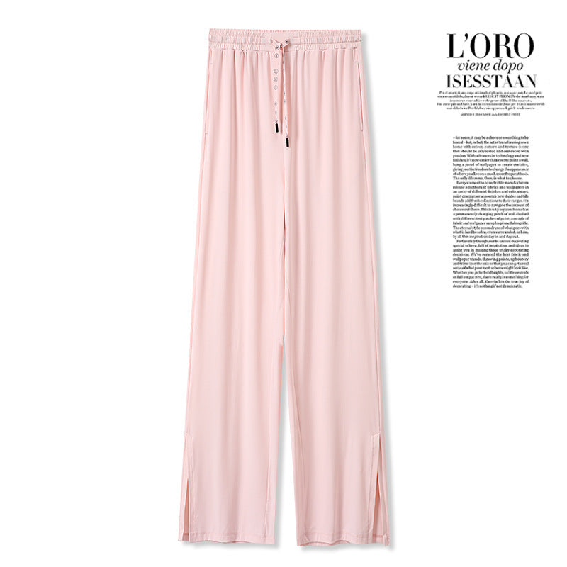 Wide-Leg UV Quick-Dry Flow Yoga Pants | Relaxed Drape & Everyday Ease