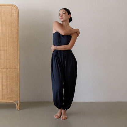Built-In Bra Yoga Jumpsuit | Relaxed Fit for Yoga & Everyday