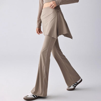 High-Waisted Flare Yoga Pants | Soft Lines & Gentle Support