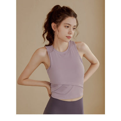 Cross Yoga Sports Bra | Soft Support & Natural Hold