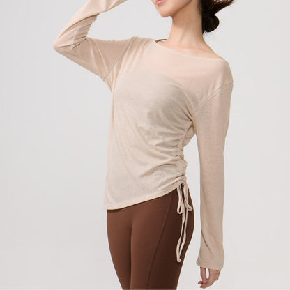 Airy Drape Relaxed Yoga Top | Soft Movement & Everyday Ease