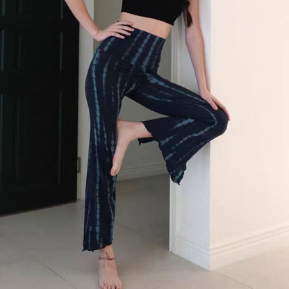 Printed Flare Yoga Pants