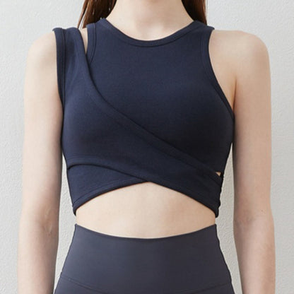 Cross Yoga Bra Top | Soft Support & Natural Hold