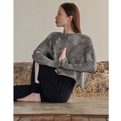 Airy Open-Back Tie-Dye Yoga Top | Soft Movement & Everyday Ease