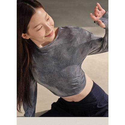 Airy Open-Back Tie-Dye Yoga Top | Soft Movement & Everyday Ease