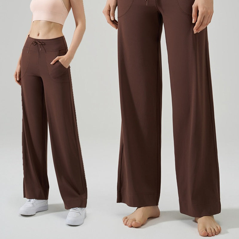 Wide-Leg Flow Yoga Pants | Relaxed Drape & Everyday Ease