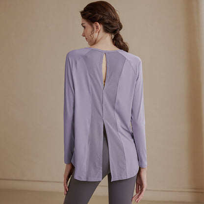 Mesh Relaxed Yoga Cover-Up
