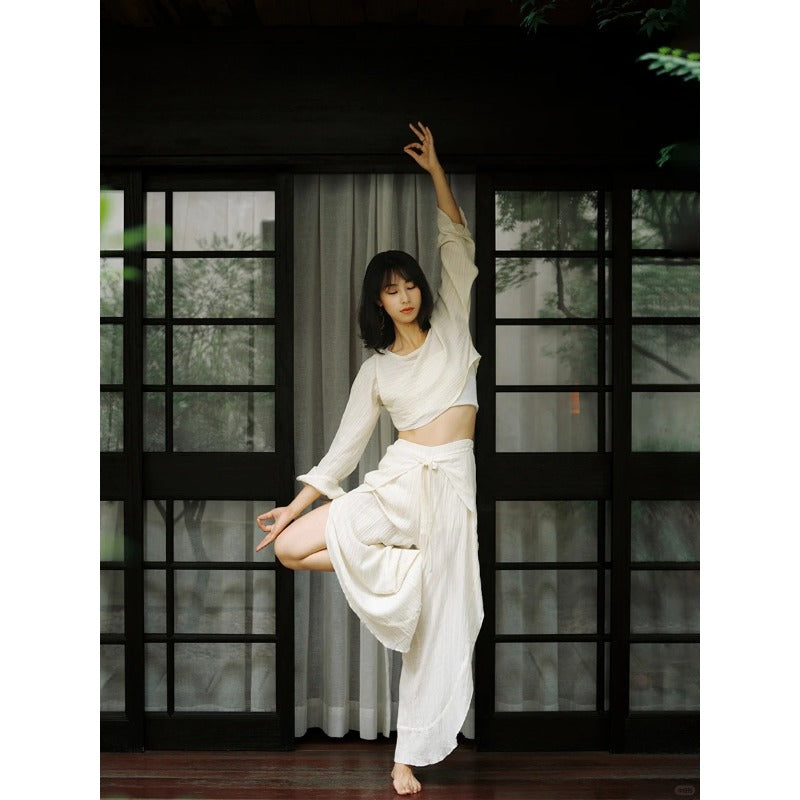 Wide-Leg Flow Yoga Set | Soft Structure & Everyday Ease