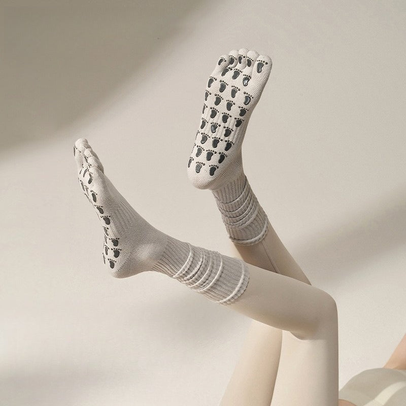 Non-Slip Five-Toe Yoga Socks