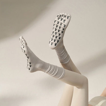 Non-Slip Five-Toe Yoga Socks