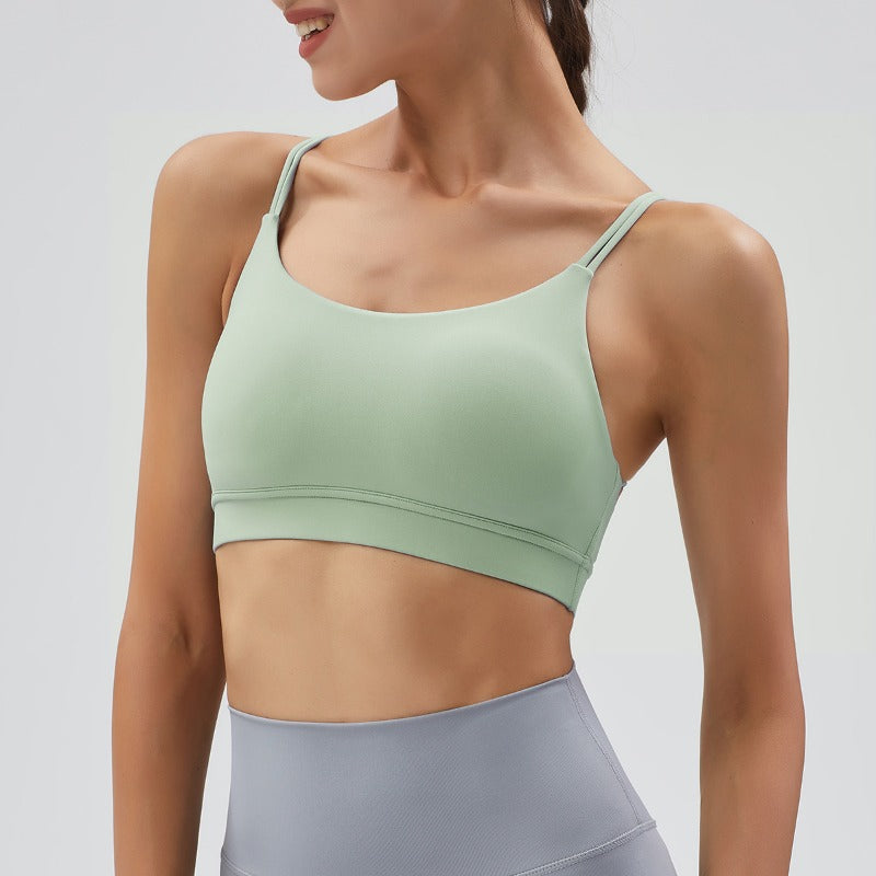 Cross Yoga Sports Bra | Soft Support & Natural Hold