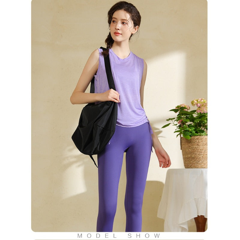 Mesh Quick-Dry Yoga Tank Top | Lightweight Ease & Breathable Flow