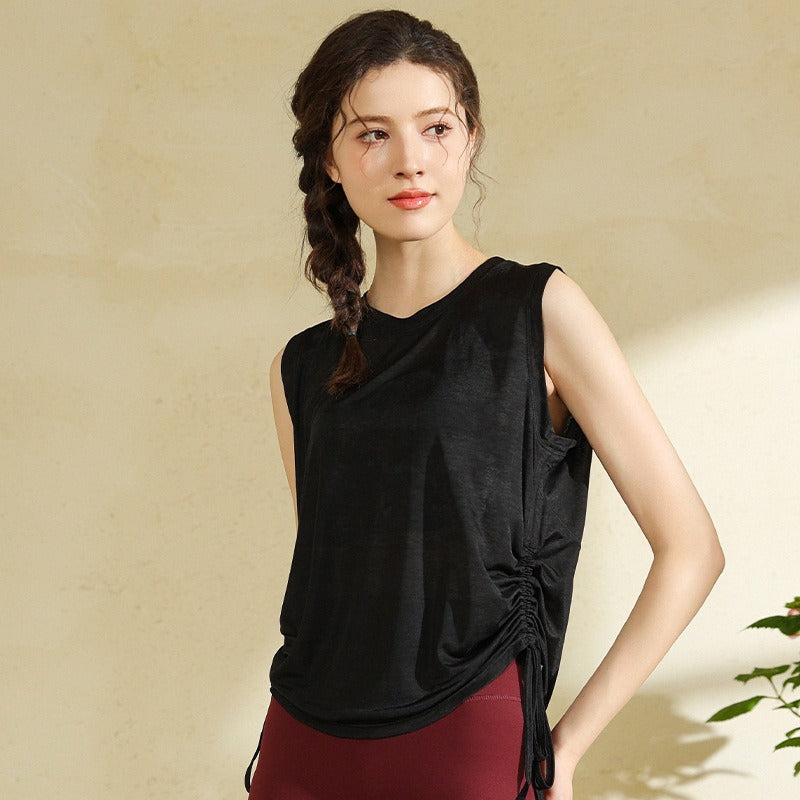 Mesh Quick-Dry Yoga Tank Top | Lightweight Ease & Breathable Flow