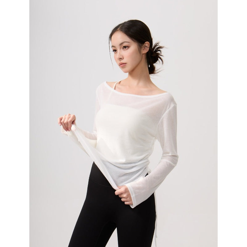 Airy Drape Relaxed Yoga Top | Soft Movement & Everyday Ease