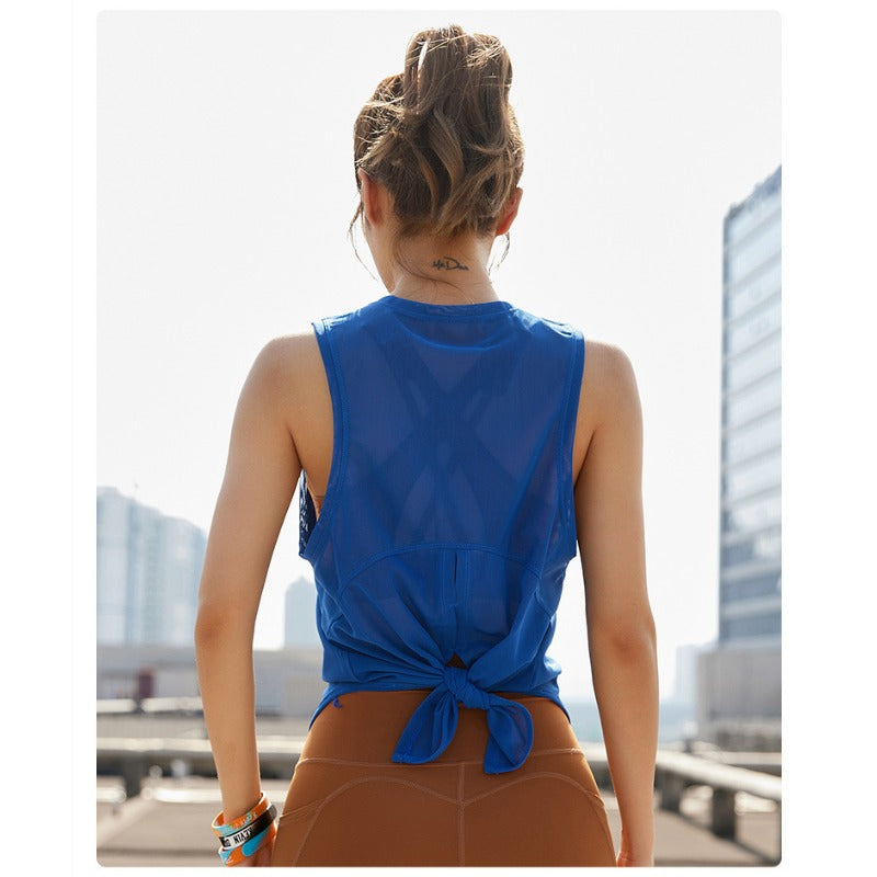Airy Mesh Yoga Tank Top | Lightweight Ease & Breathable Flow