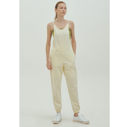 Wide-Leg Relaxed Yoga Jumpsuit | One-Piece Ease & Natural Flow
