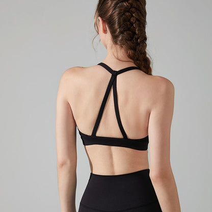 Cross Yoga Sports Bra | Soft Support & Natural Hold