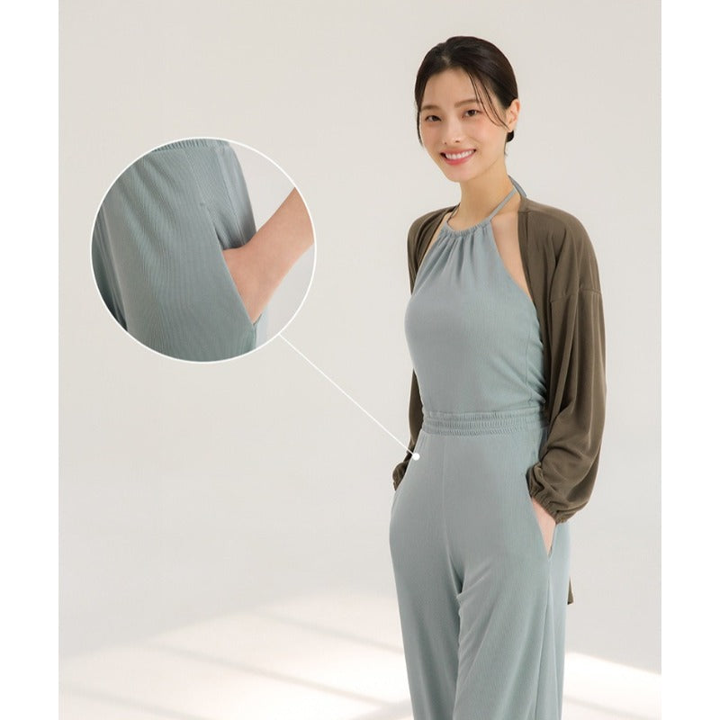 Open-Back Yoga Jumpsuit | Clean Fit & Effortless Movement