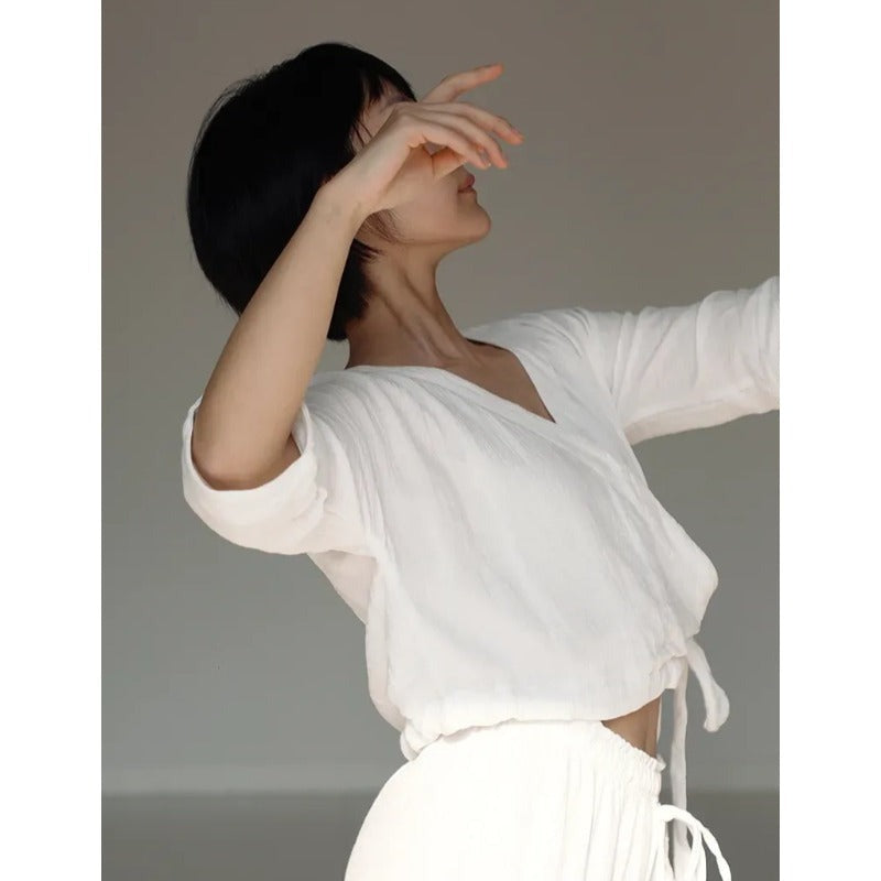 Cotton Yoga Set | Coordinated Comfort & Support