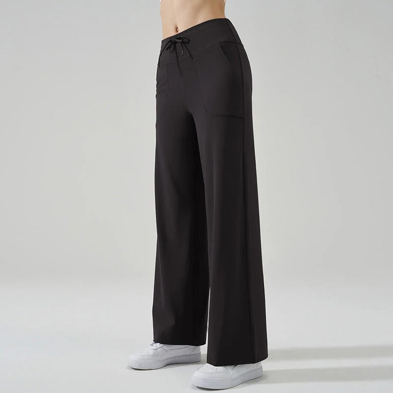 Wide-Leg Flow Yoga Pants | Relaxed Drape & Everyday Ease