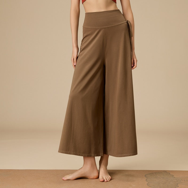 Wide-Leg Flow Yoga Pants | Relaxed Drape & Everyday Ease