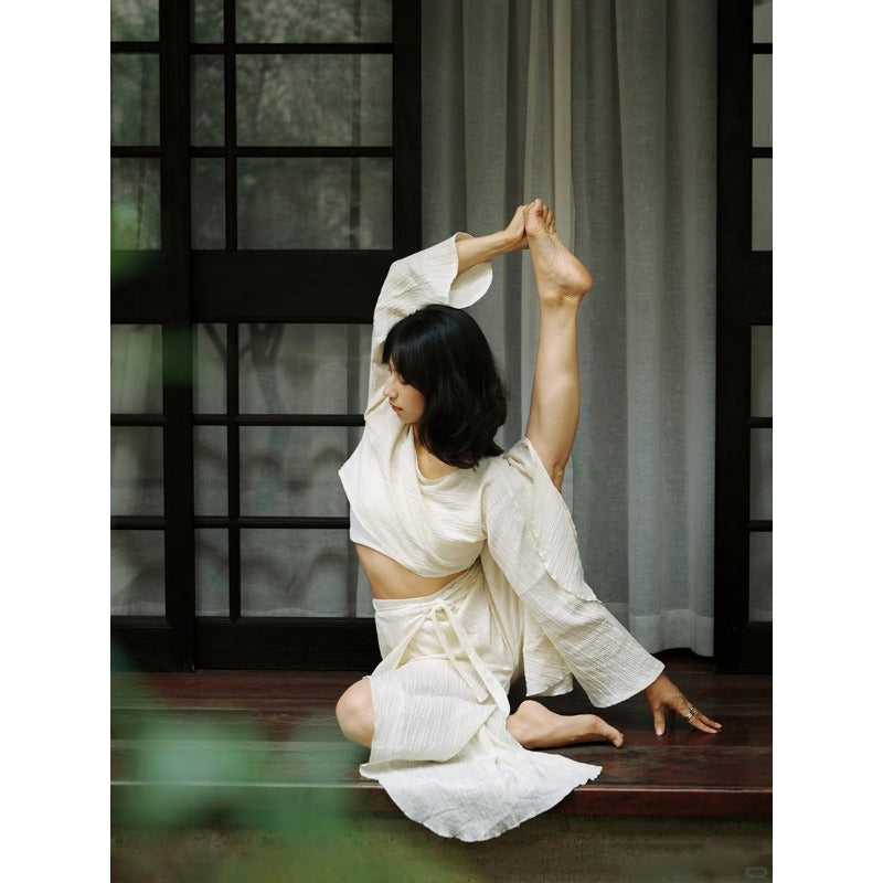 Wide-Leg Flow Yoga Set | Soft Structure & Everyday Ease