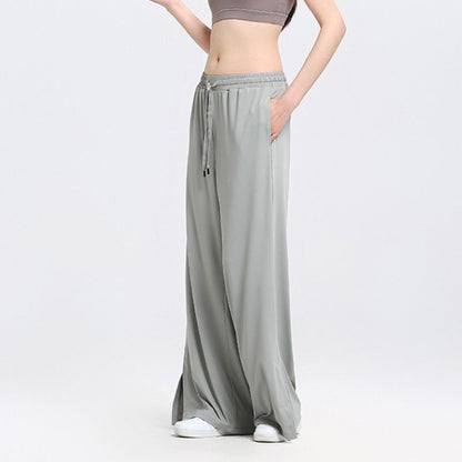 Wide-Leg UV Quick-Dry Flow Yoga Pants | Relaxed Drape & Everyday Ease