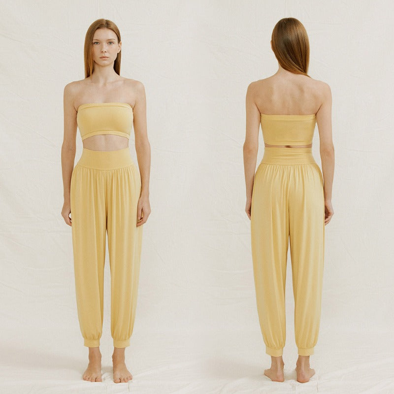 Wide-Leg Flow Yoga Set | Soft Structure & Everyday Ease