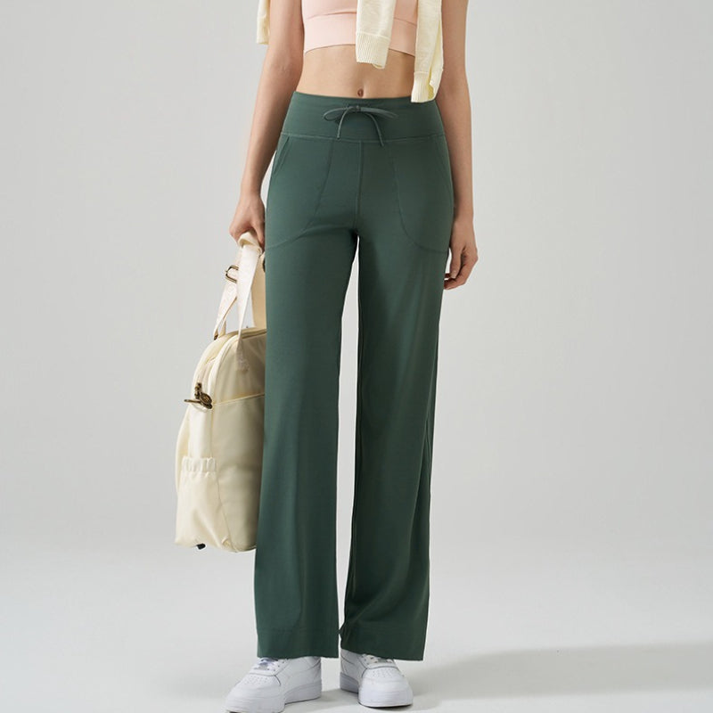 Wide-Leg Flow Yoga Pants | Relaxed Drape & Everyday Ease