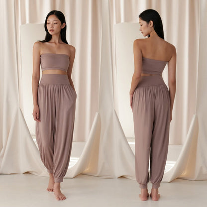Wide-Leg Flow Yoga Set | Soft Structure & Everyday Ease