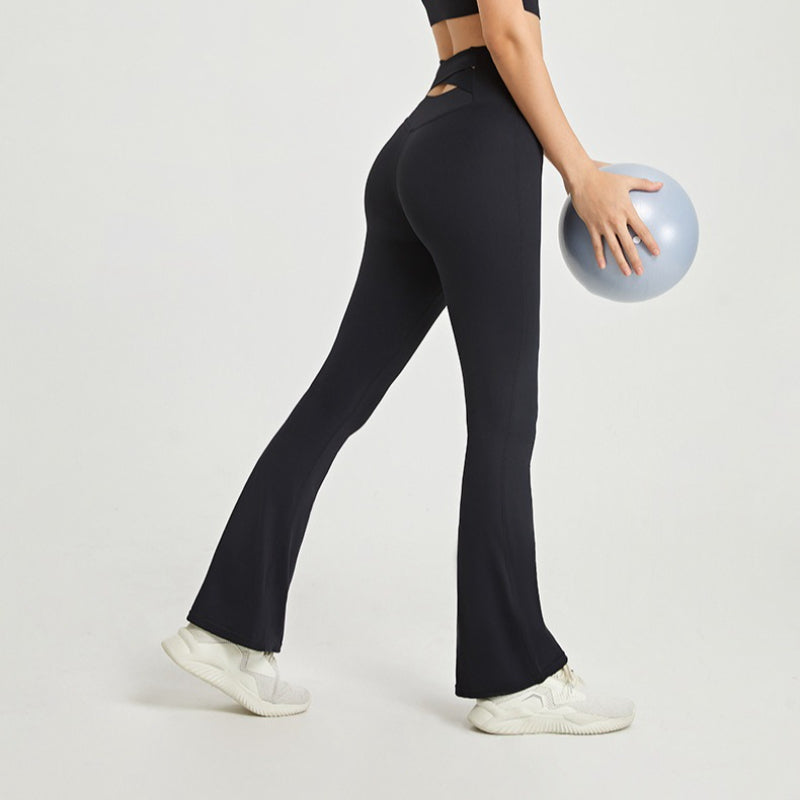 High-Waisted Flare Yoga Pants | Soft Lines & Gentle Support