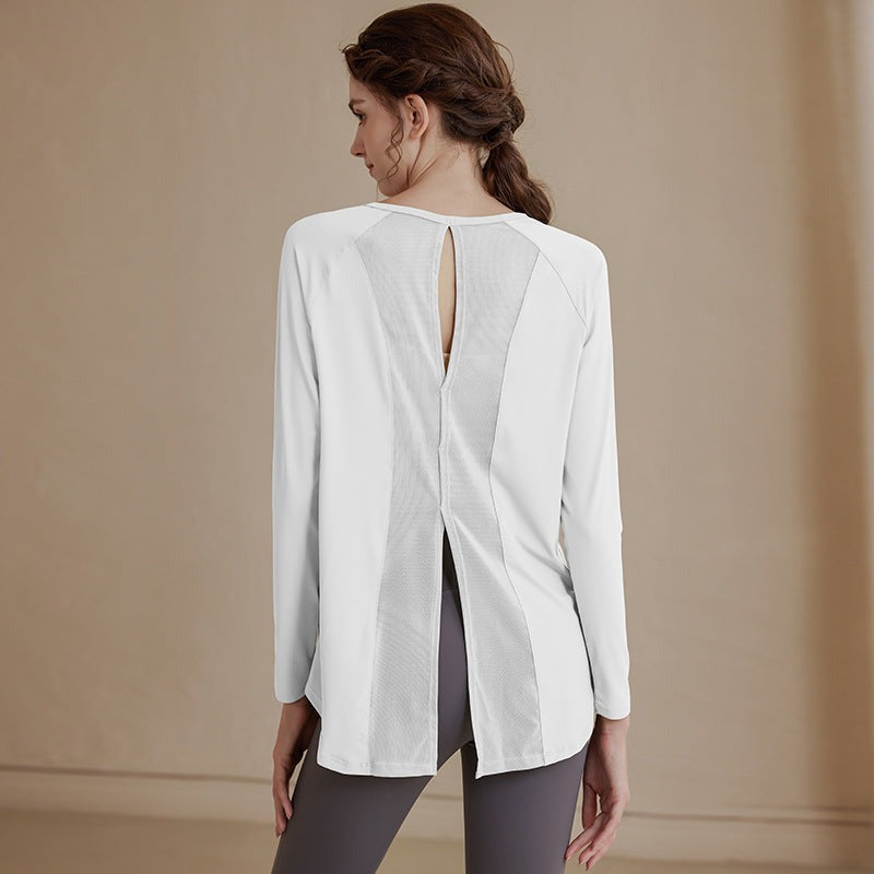 Mesh Relaxed Yoga Cover-Up | Light Layers for Studio & Daily Life