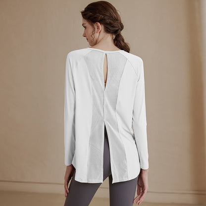 Mesh Relaxed Yoga Cover-Up | Light Layers for Studio & Daily Life