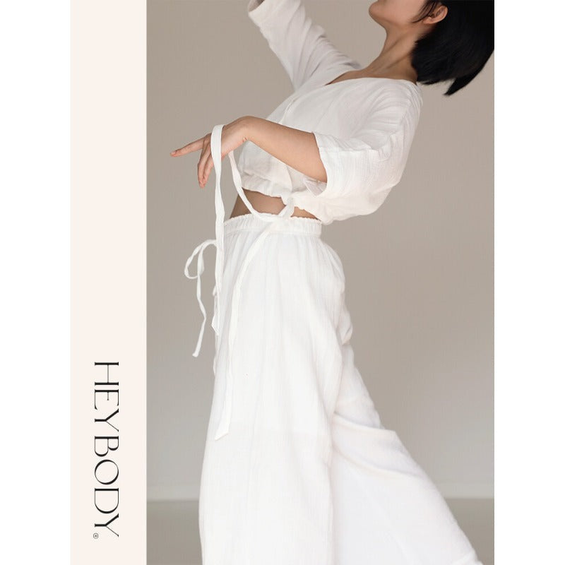 Cotton Yoga Set | Coordinated Comfort & Support