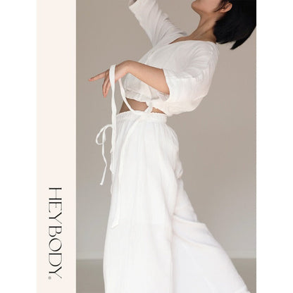 Cotton Yoga Set | Coordinated Comfort & Support