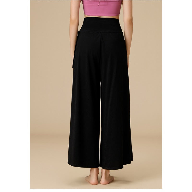 Wide-Leg Flow Yoga Pants | Relaxed Drape & Everyday Ease