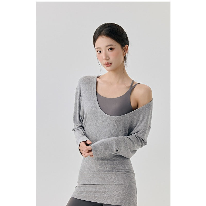 Drape Relaxed Yoga Top | Soft Movement & Everyday Ease
