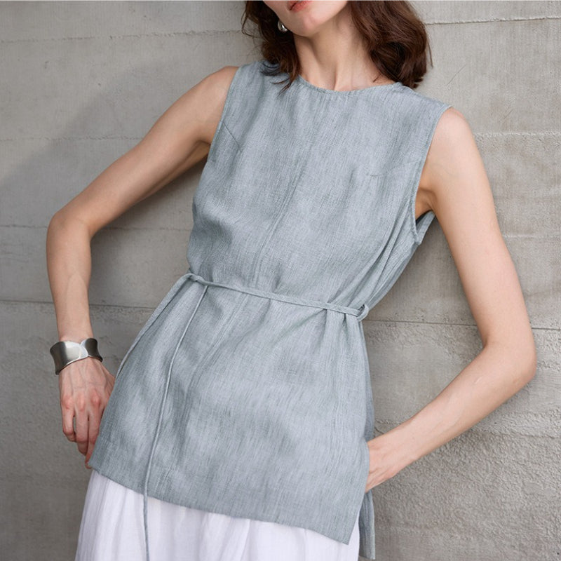 Linen Yoga Tank Top | Lightweight Ease & Breathable Flow