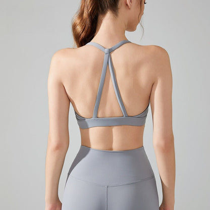 Cross Yoga Sports Bra | Soft Support & Natural Hold