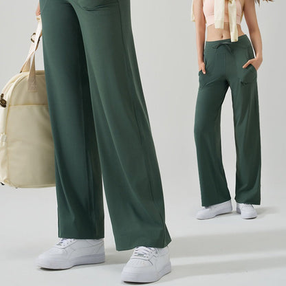 Wide-Leg Flow Yoga Pants | Relaxed Drape & Everyday Ease