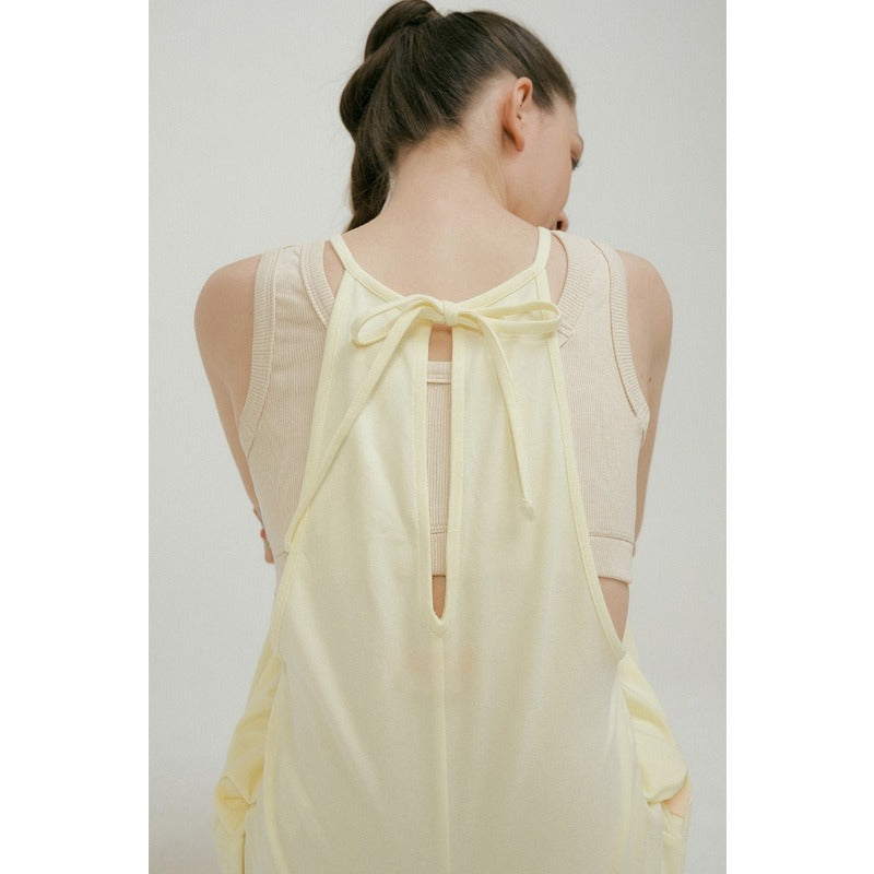 Wide-Leg Relaxed Yoga Jumpsuit | One-Piece Ease & Natural Flow