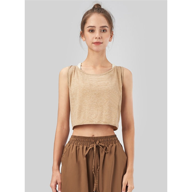 Airy Open-Back Quick-Dry Yoga Top | Soft Movement & Everyday Ease