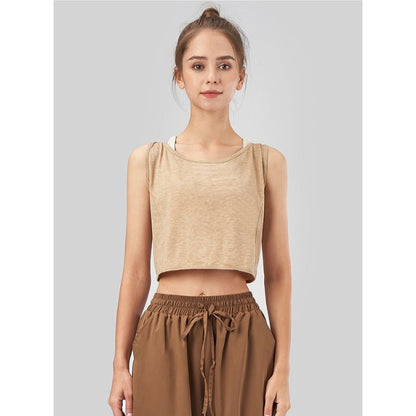 Airy Open-Back Quick-Dry Yoga Top | Soft Movement & Everyday Ease