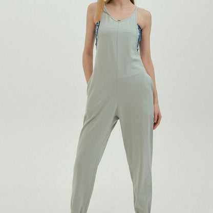 Wide-Leg Relaxed Yoga Jumpsuit