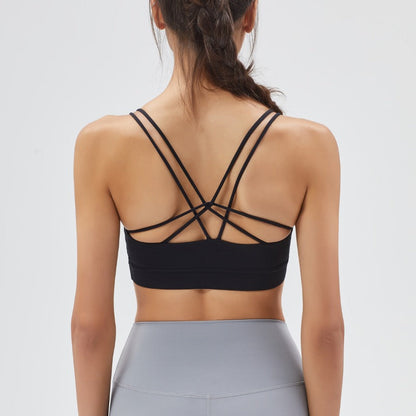 Cross Yoga Sports Bra | Soft Support & Natural Hold
